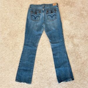 Y2K 515 Levi’s Studded Low Waisted Boot Cut Jeans